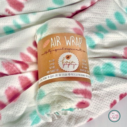Air Wrap Towel - Pink and Aqua